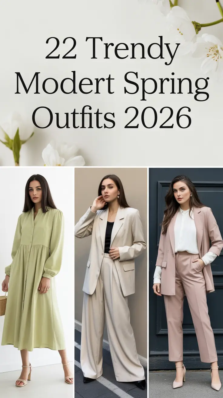 Trendy Modest Spring Outfits 2026: Fresh Ideas for Elegant & Classy Women