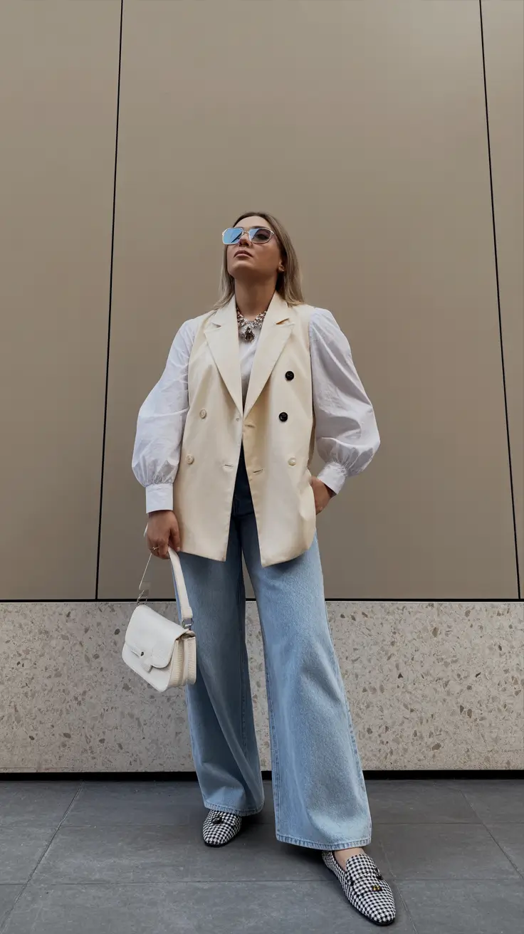 old money spring outfits 2026 Voluminous Shirting with Contemporary Tailoring