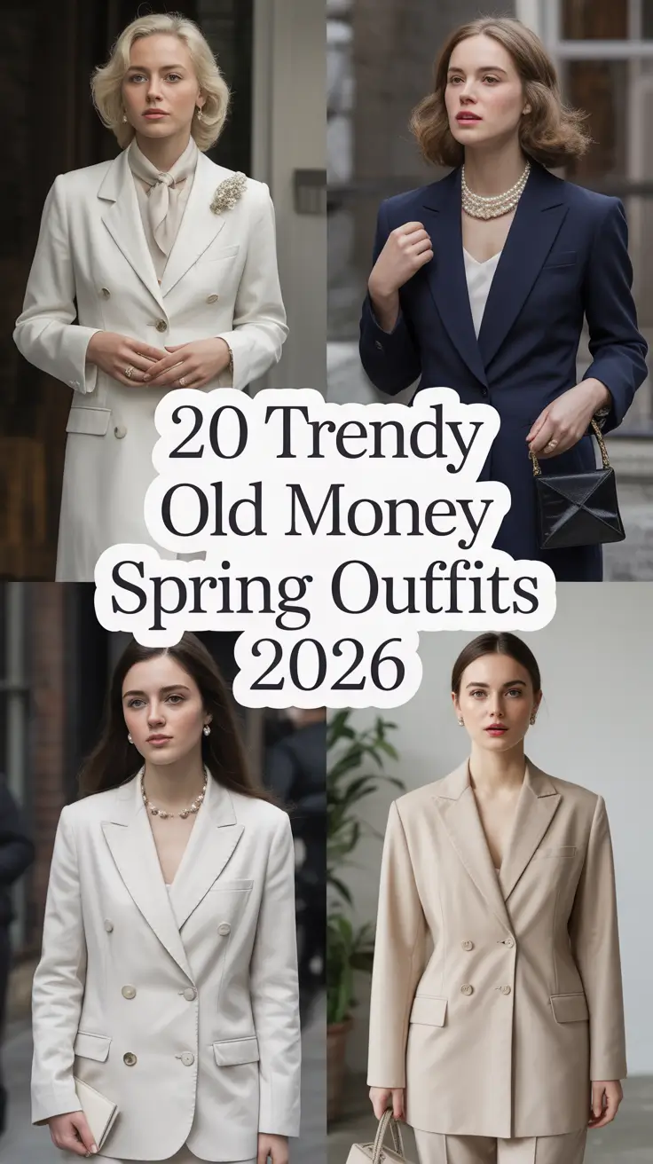Trendy Old Money Spring Outfits 2026: Elegant Quiet-Luxury Looks for the New Season