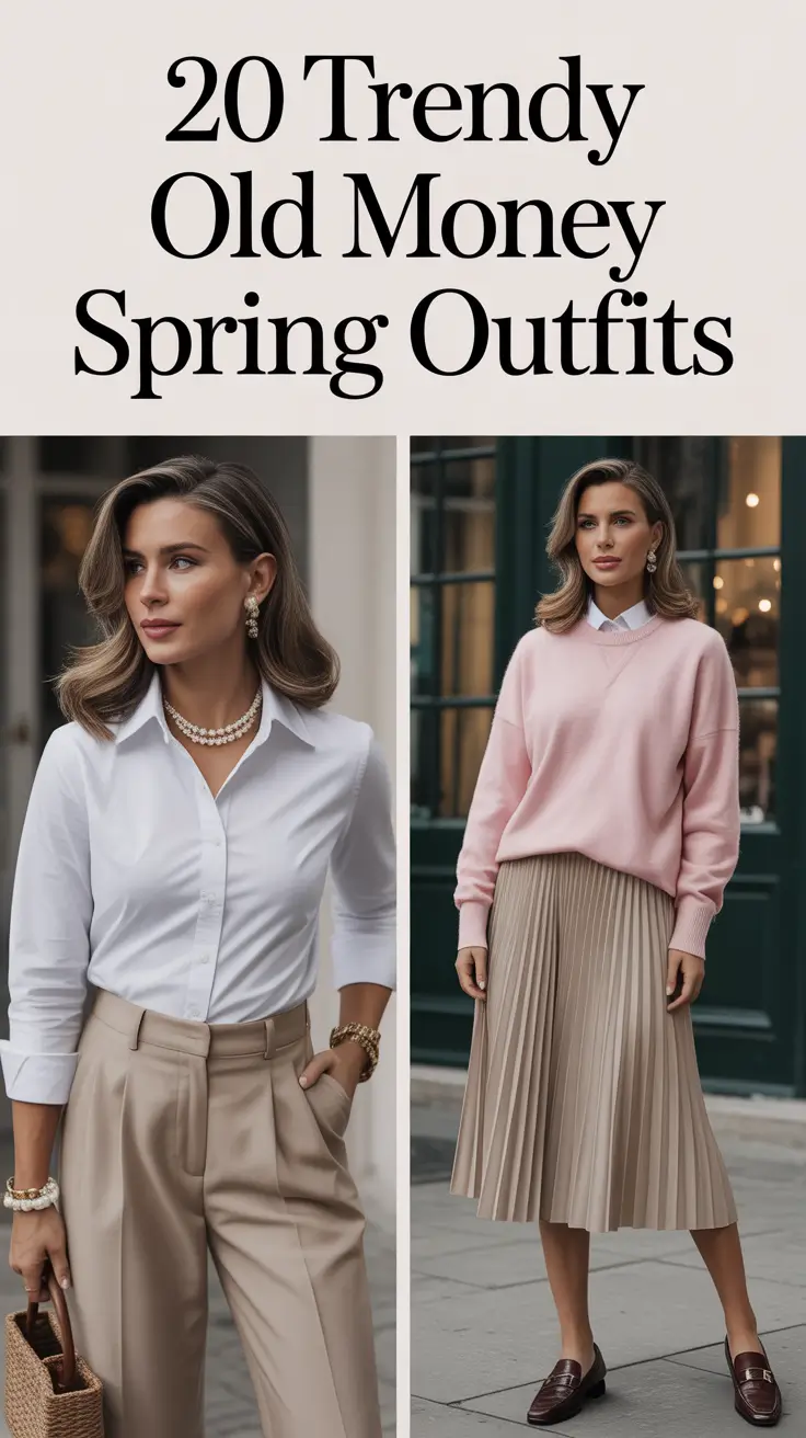 Trendy Old Money Spring Outfits 2026: Elegant Quiet-Luxury Looks for the New Season