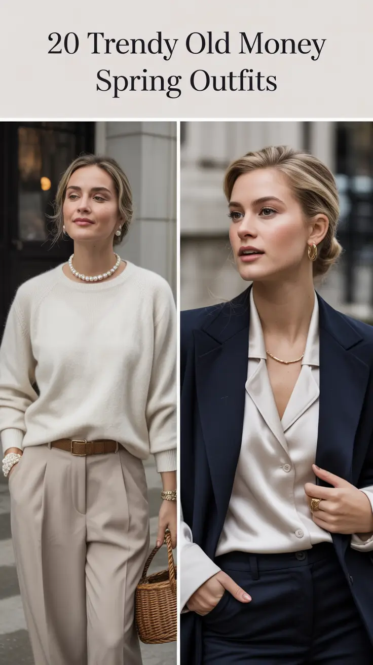 Trendy Old Money Spring Outfits 2026: Elegant Quiet-Luxury Looks for the New Season