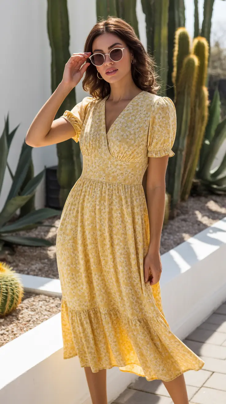 spring formal outfits 2026 Yellow Florals For Bright Spring Days