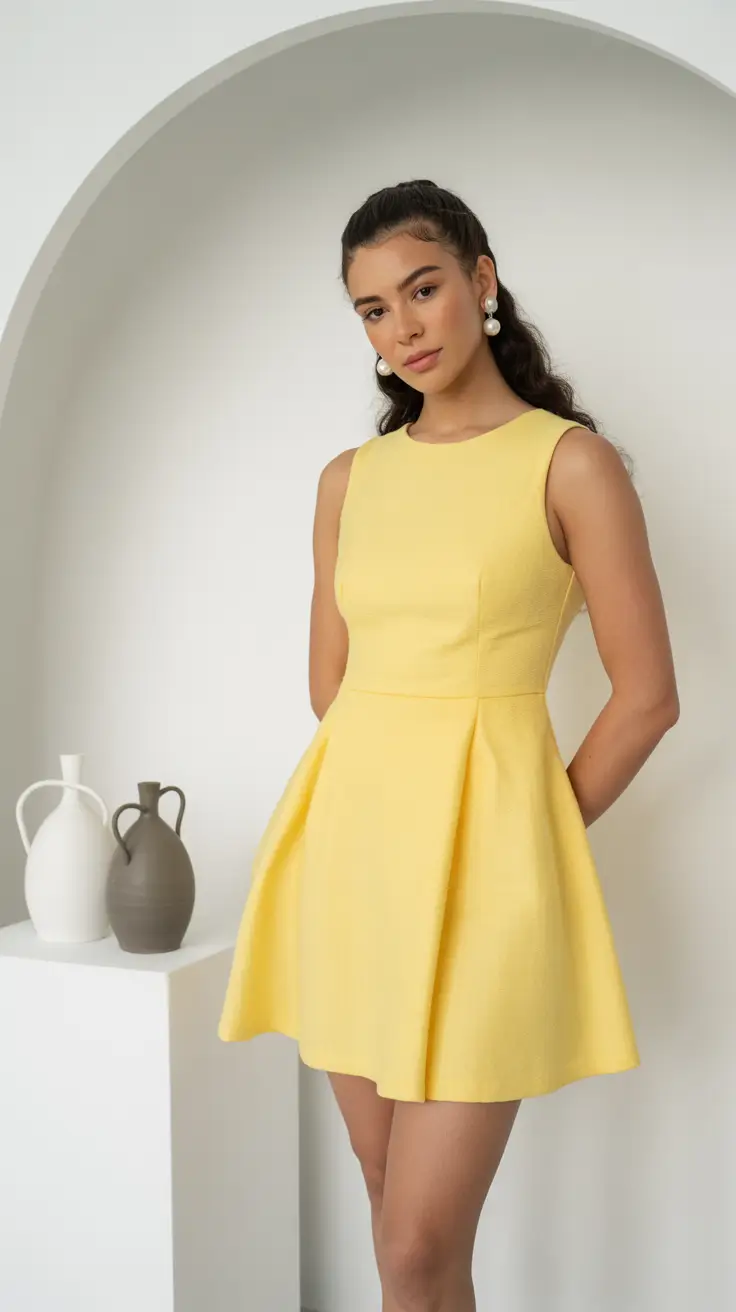 spring formal outfits 2026 Sunny Minimalism With Playful Volume