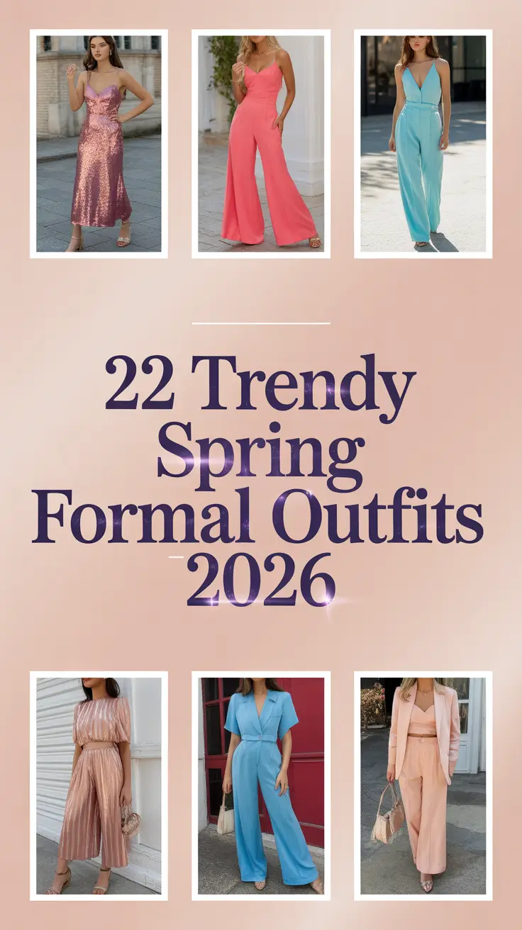Trendy Spring Formal Outfits 2026: Fresh Ideas for Women’s Elegant & Aesthetic Looks