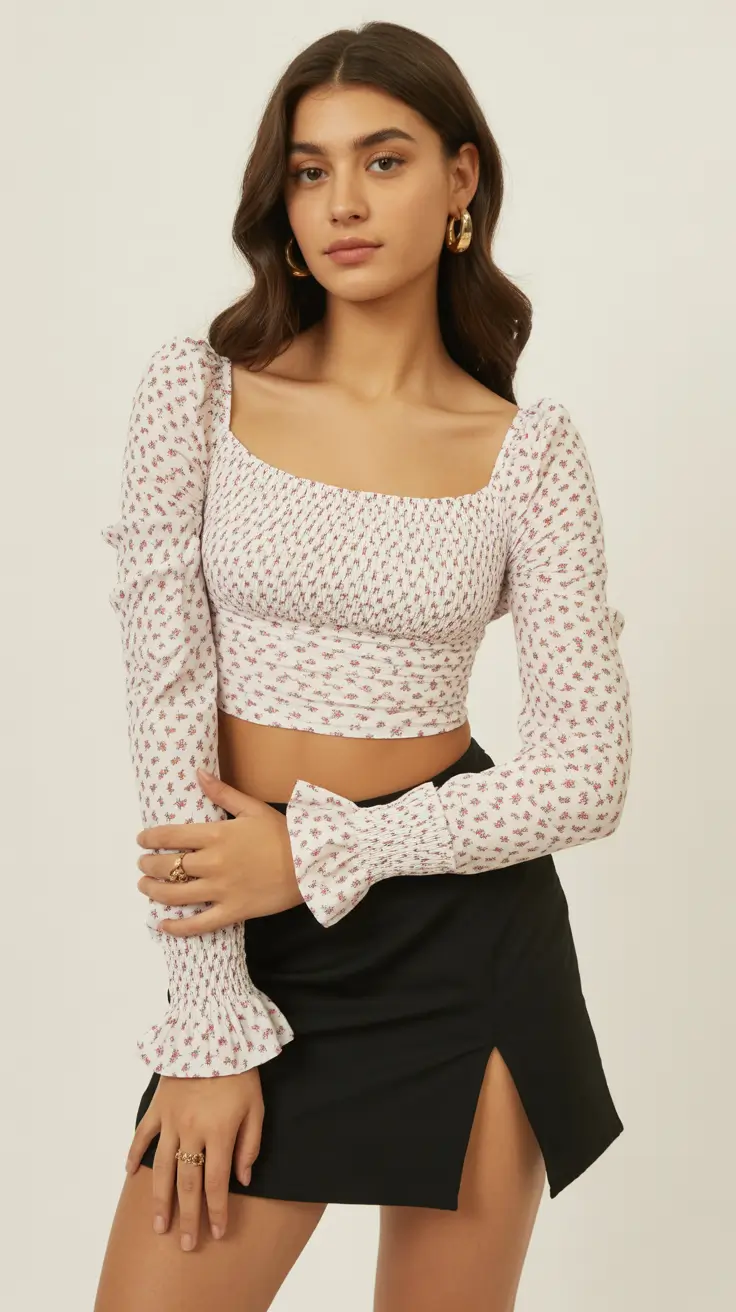 spring skirt outfits 2026 Romantic Spring Energy in Soft Florals