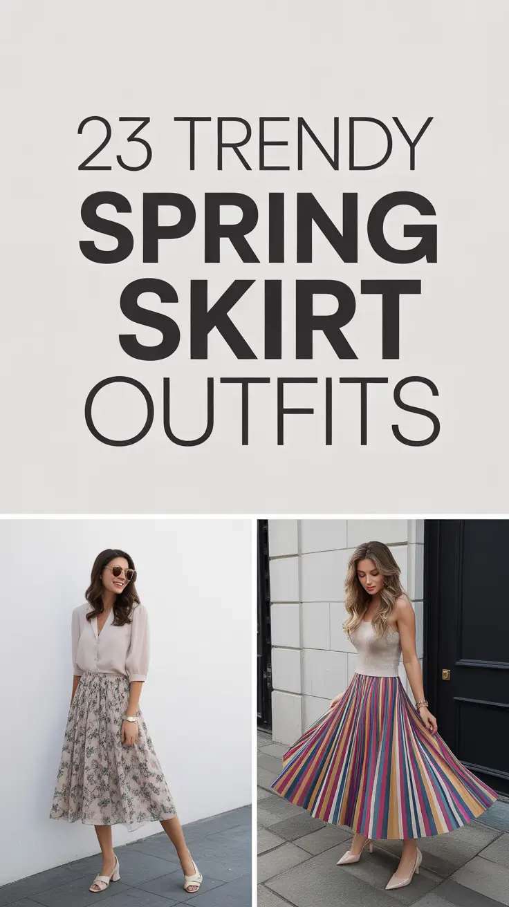 Trendy Spring Skirt Outfits 2026: Fresh Cute Looks & Inspo for Women