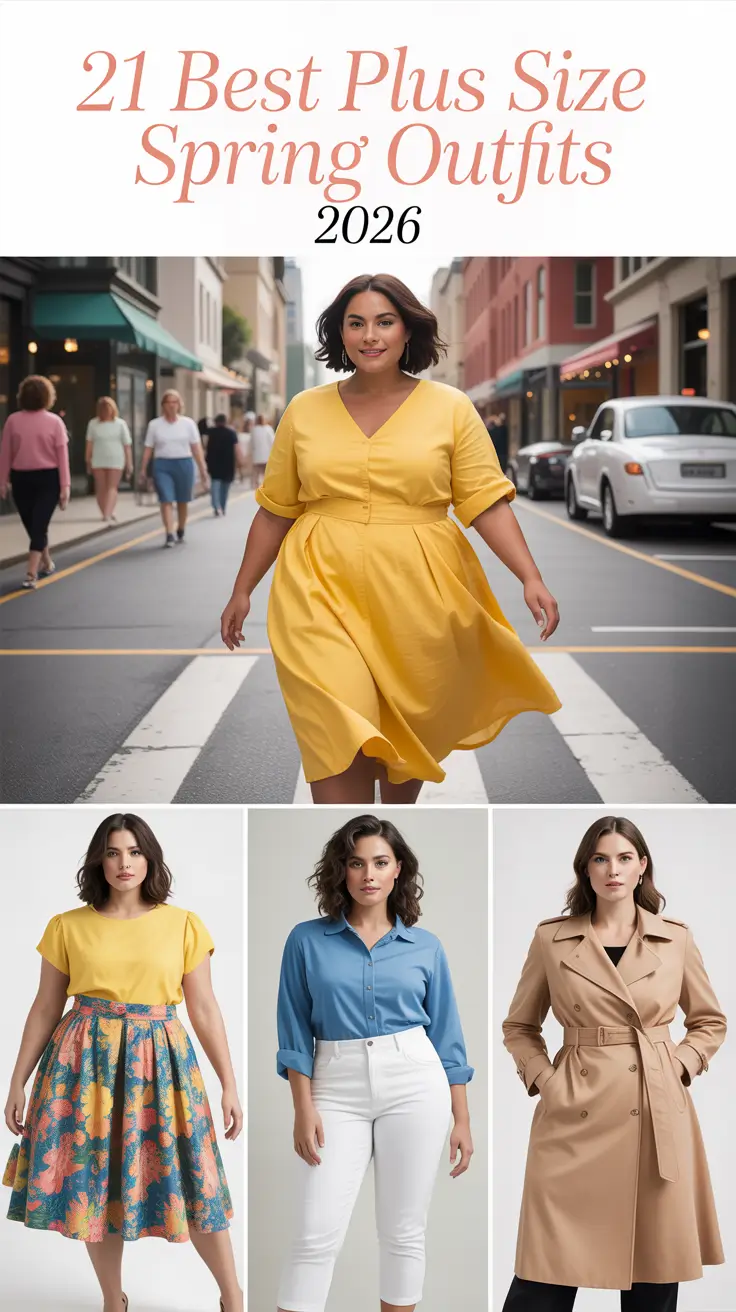 Best Plus Size Spring Outfits 2026 – Trendy, Cute & Size-Inclusive Ideas for Every Style
