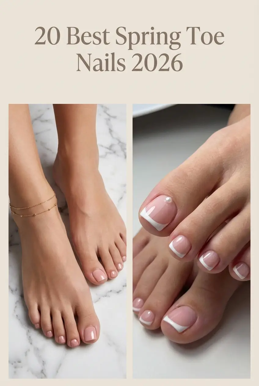 Best Spring Toe Nails 2026: Fresh Colors, Cute Designs & Classy Pedicure Ideas