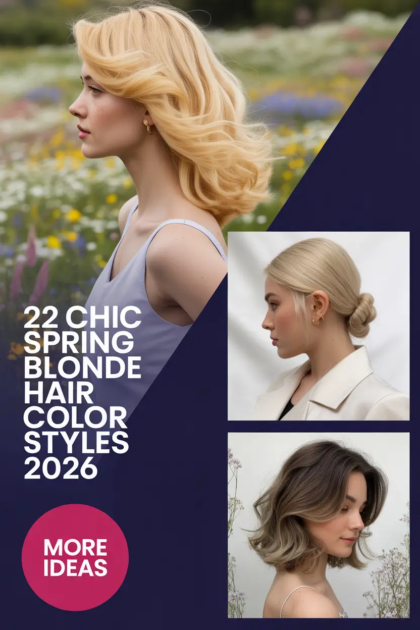 Chic Spring Blonde Hair Color Styles 2026: Soft, Bright & Modern Ideas for the New Season
