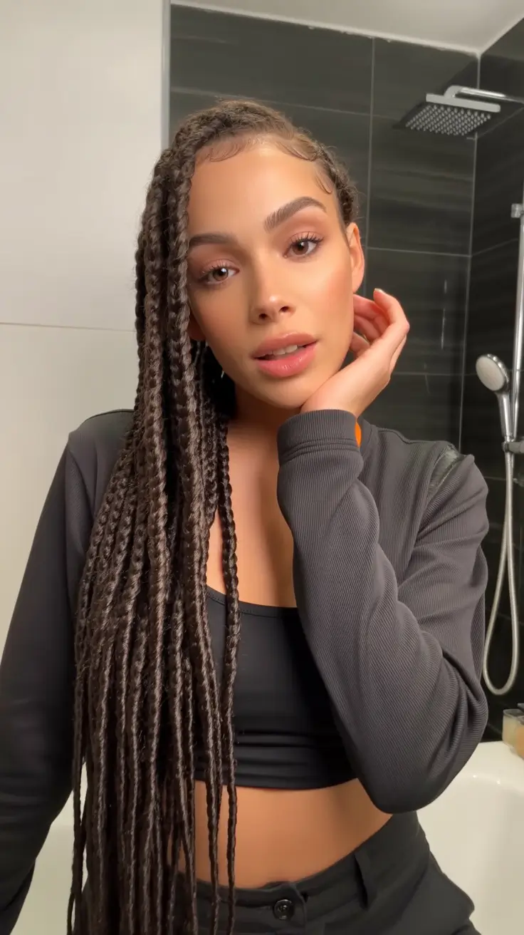 spring braids hairstyles 2026 Long Spring Twists With Effortless Volume