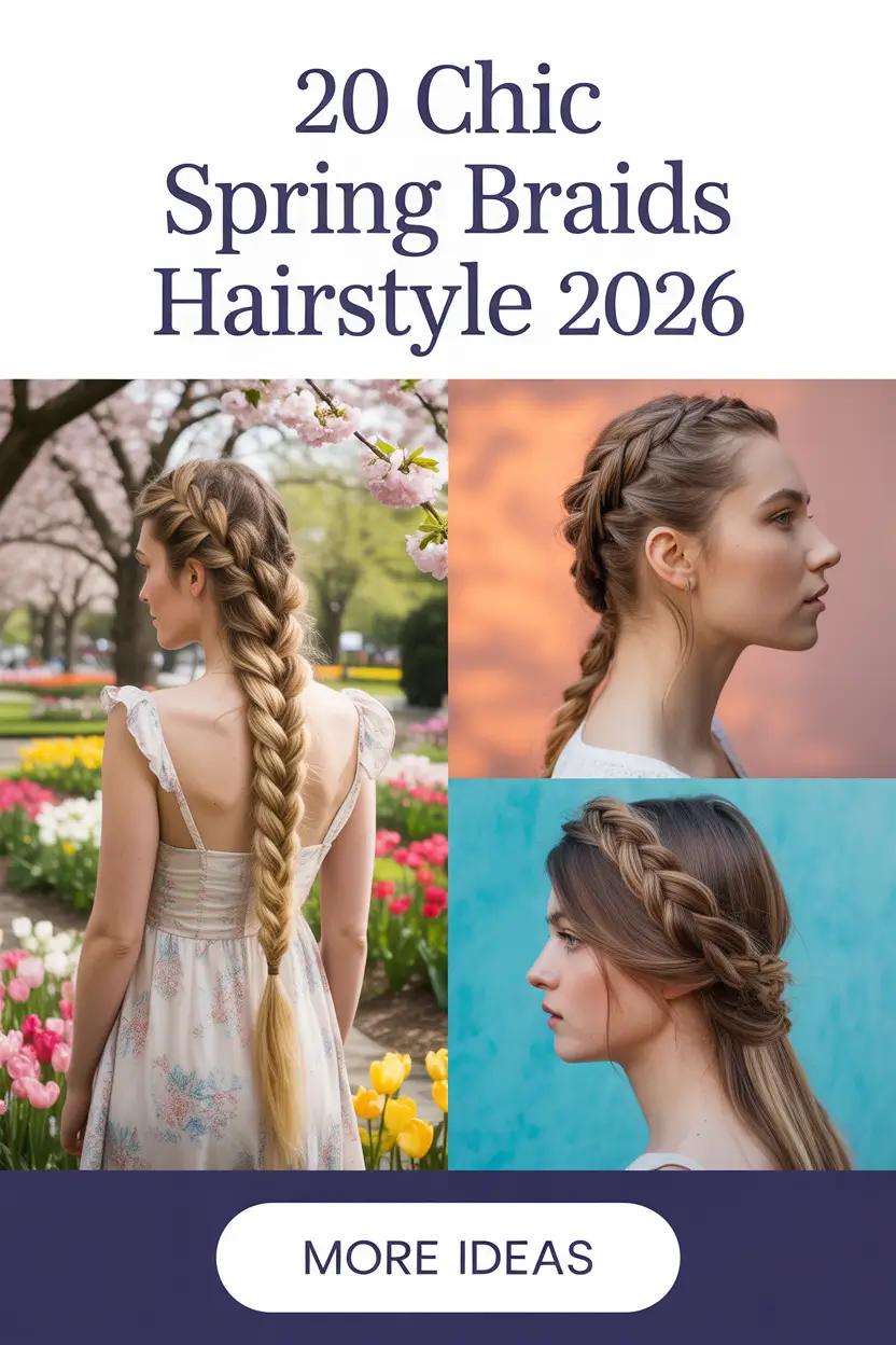 Chic Spring Braids Hairstyle 2026: Cute & Easy Styles for a Fresh Seasonal Look