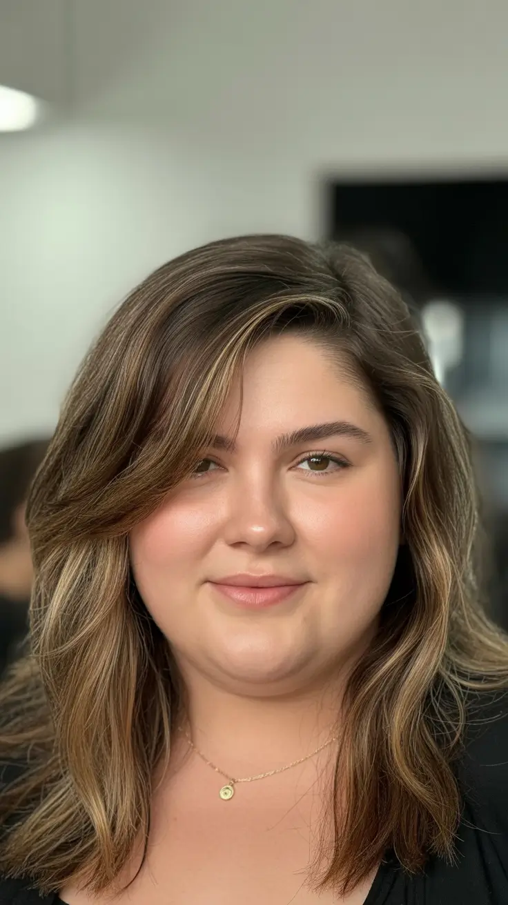 spring haircuts for plus size women Long Soft Layers with Discreet Face Framing