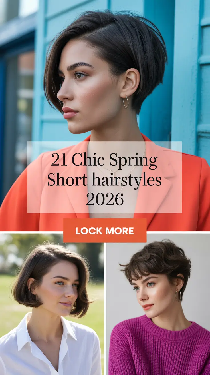 Chic Spring Short Hairstyles 2026: Fresh, Cute Looks To Style This Season