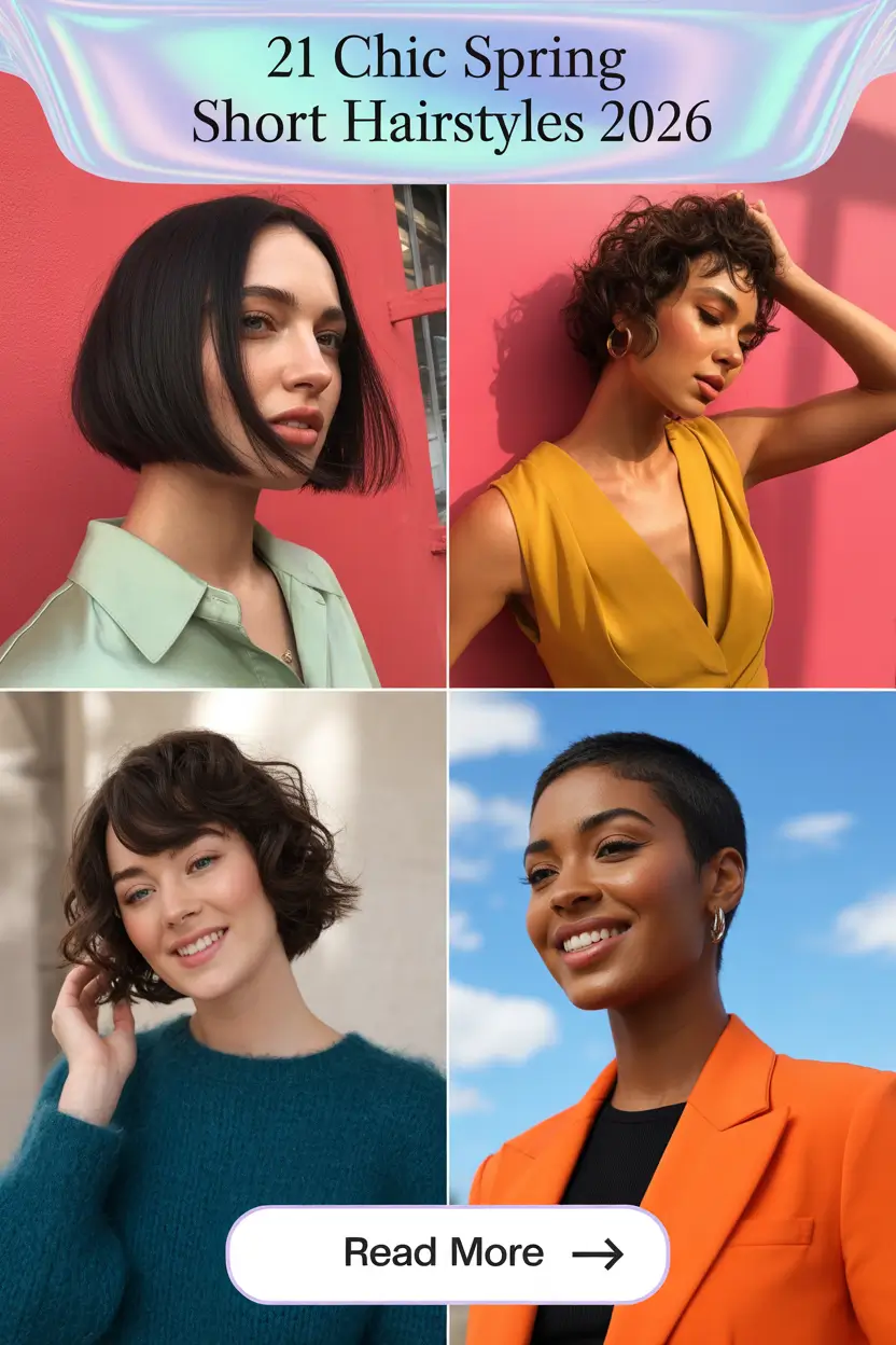 Chic Spring Short Hairstyles 2026: Fresh, Cute Looks To Style This Season