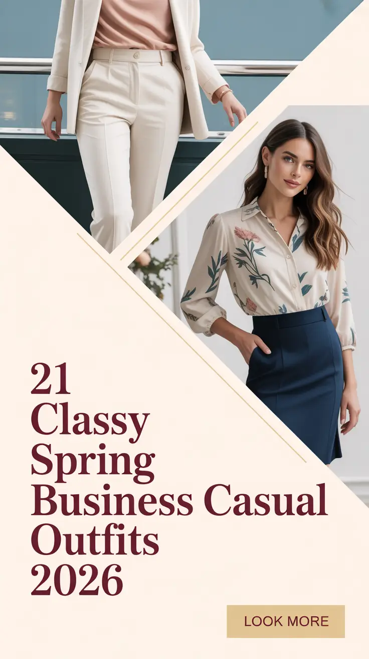 Classy Spring Business Casual Outfits 2026: Fresh, Chic & Office-Ready Style Inspiration