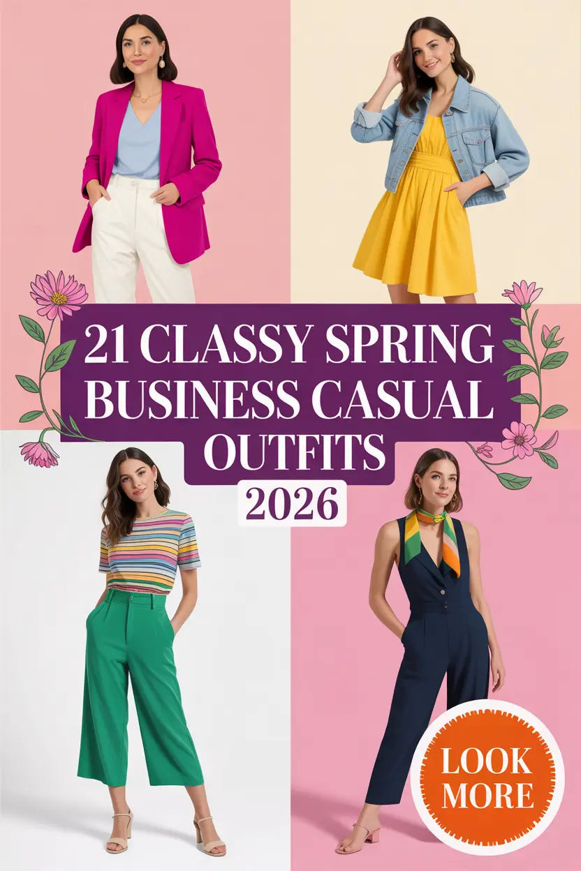 Classy Spring Business Casual Outfits 2026: Fresh, Chic & Office-Ready Style Inspiration