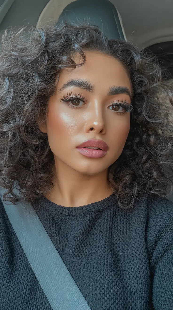 spring brunette hair color 2026 Playful Short Curly Brunette for Maximum Spring Energy