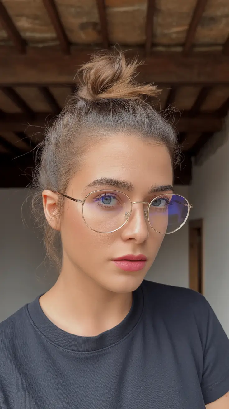 easy spring haircuts 2026 Casual Top Knot