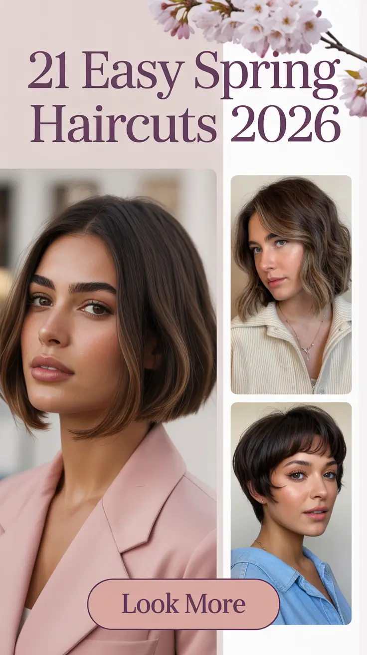 Easy Spring Haircuts 2026 – Fresh, Cute & Wearable Ideas for Every Hair Length
