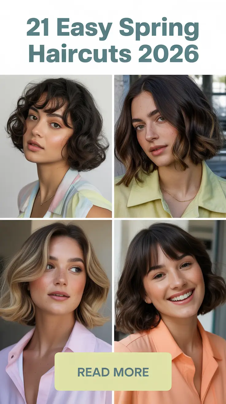 Easy Spring Haircuts 2026 – Fresh, Cute & Wearable Ideas for Every Hair Length