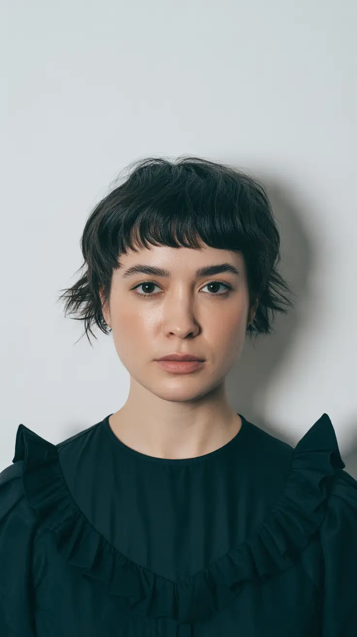 easy spring short haircut 2026 Textured Shaggy Crop With Playful Spring Edges