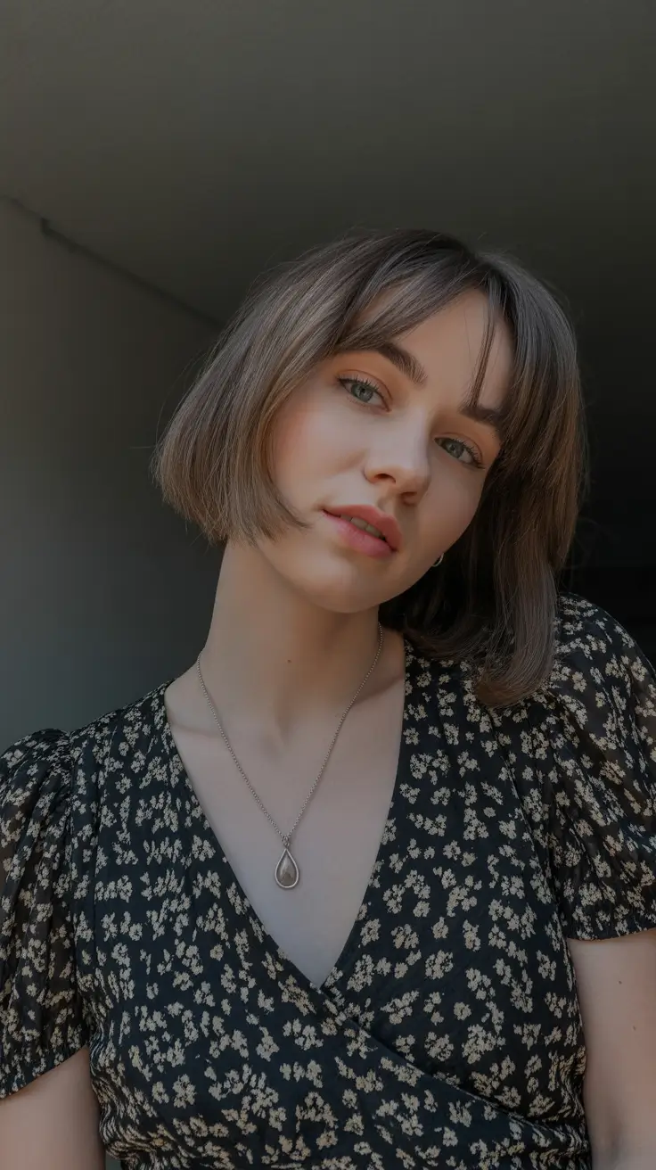 easy spring short haircut 2026 Classic Short Bob With Gentle Spring Softness