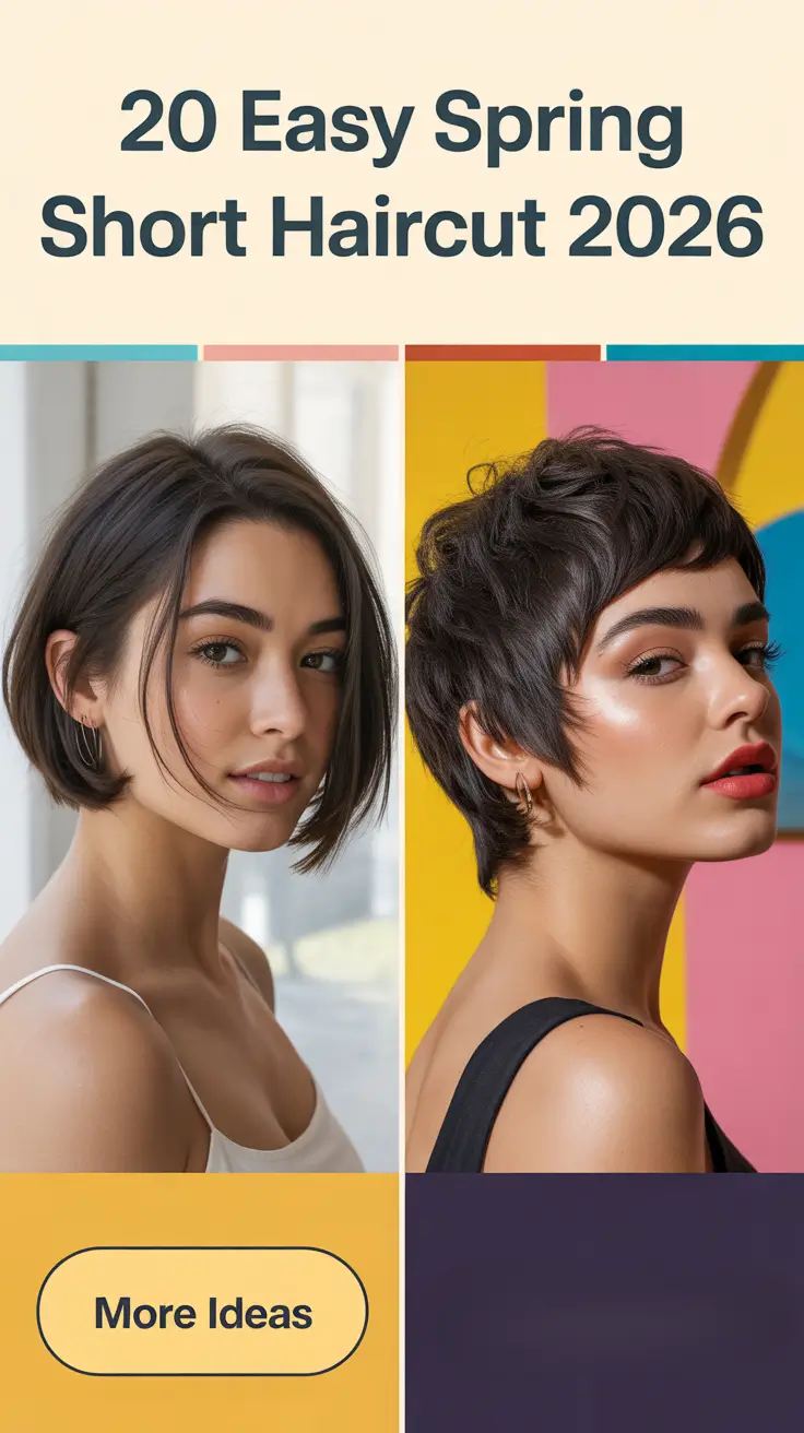 Easy Spring Short Haircut 2026: Fresh Ideas for Chic Short Hair This Season