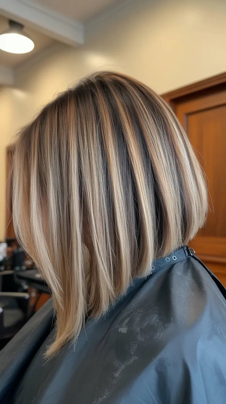modern spring balayage hair color ideas 2026 Blonde Highlights Lob Haircut