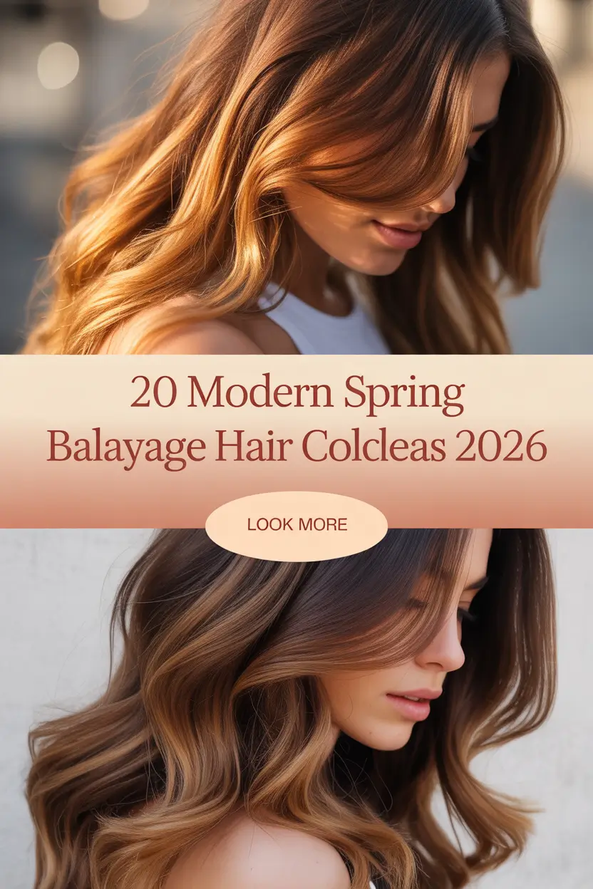 Modern Spring Balayage Hair Color Ideas 2026: Bright, Light & Wearable Looks for Brunettes and Blondes