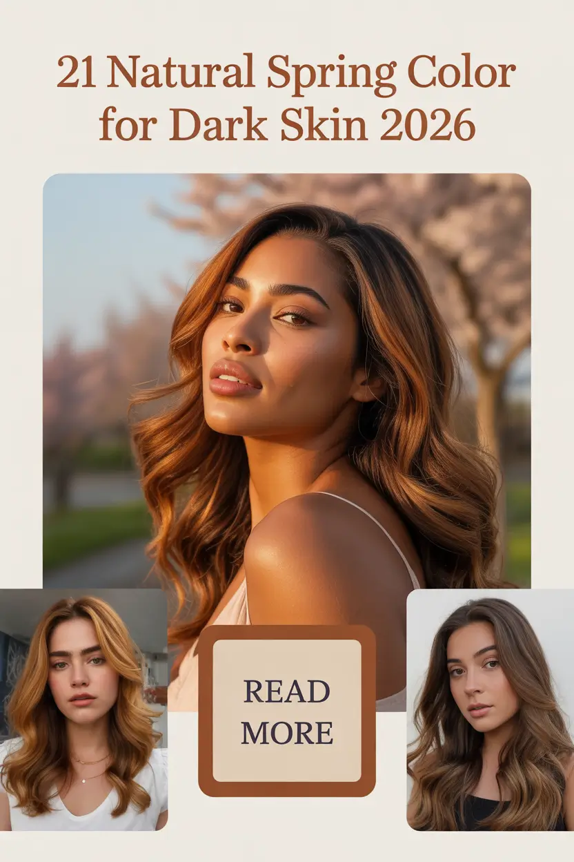 Natural Spring Hair Color for Dark Skin 2026 - Fresh Trends for Women