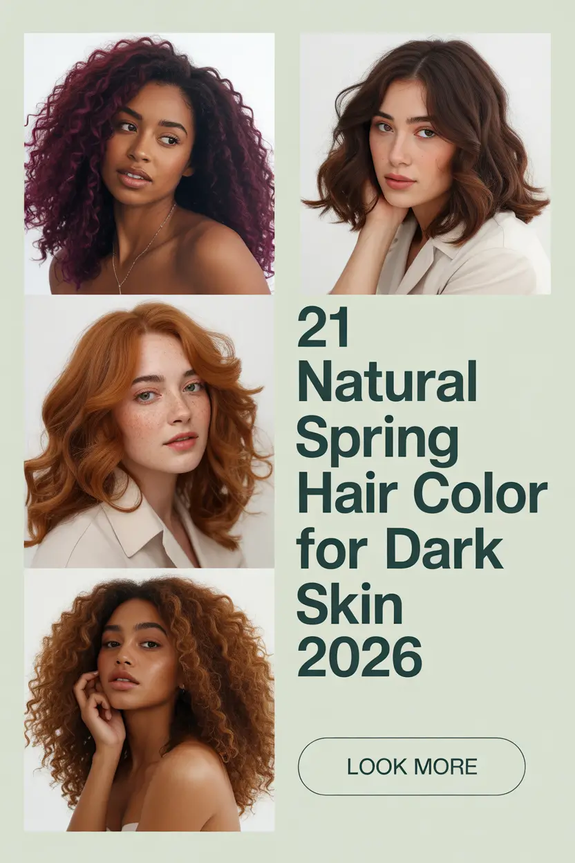 Natural Spring Hair Color for Dark Skin 2026 - Fresh Trends for Women