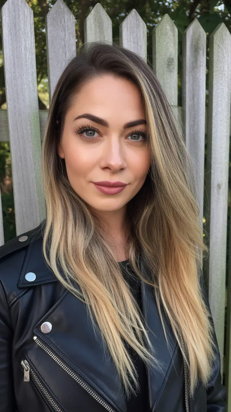 natural spring ombre hair color 2026 Soft Ash Blonde Ombre With a Grown-In Feel