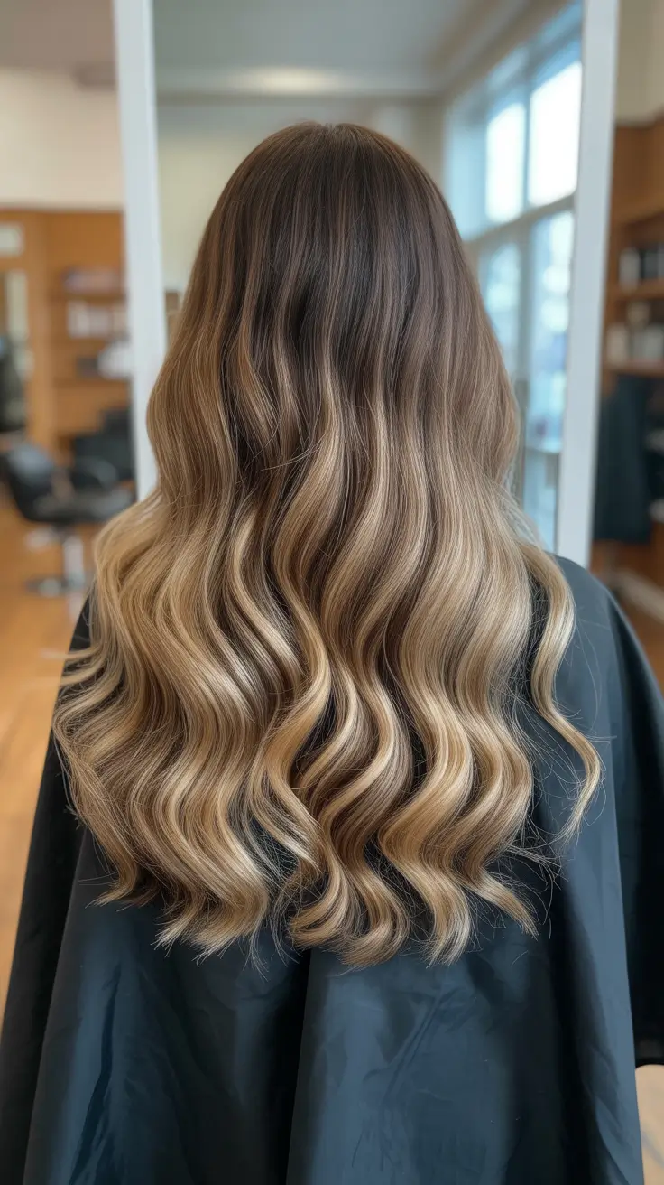 natural spring ombre hair color 2026 Caramel Blonde Ombre With Natural Flow