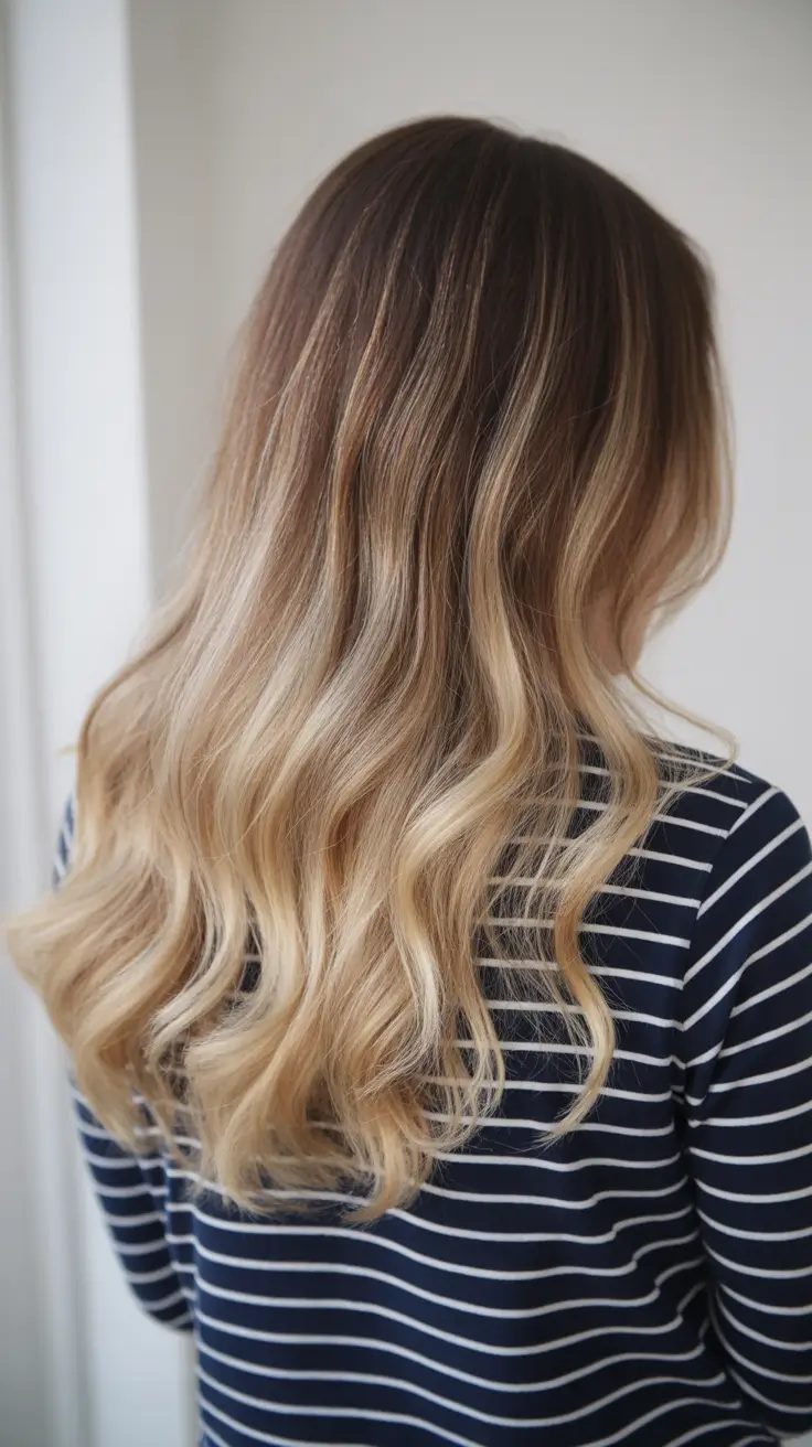 natural spring ombre hair color 2026 Classic Blonde Ombre With Natural Flow