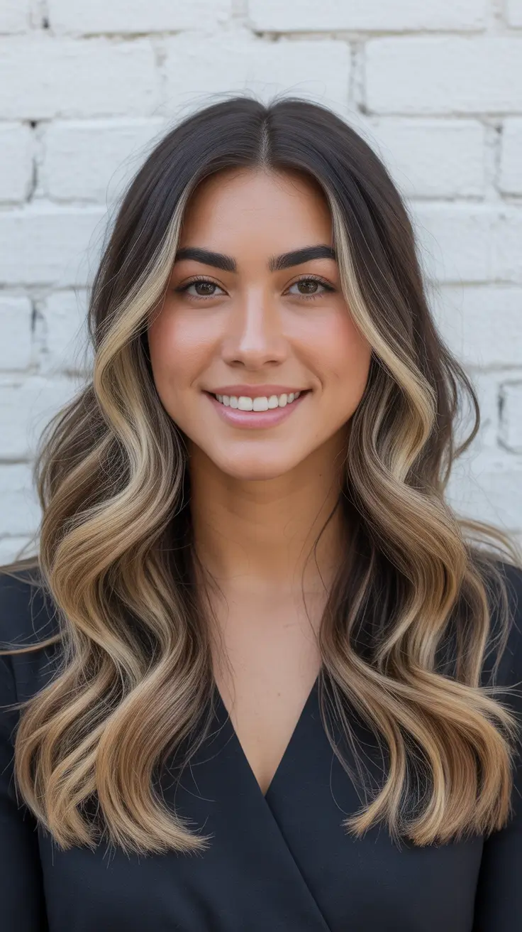 spring brown hair color 2026 Bright Face-Framing Ribbons for Brunettes 2026