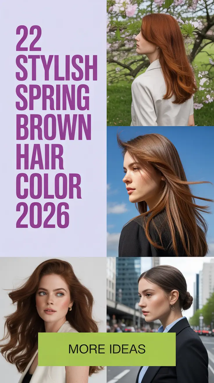 Stylish Spring Brown Hair Color 2026: Fresh Ideas for Brunettes This Season