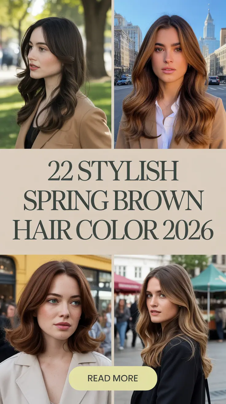Stylish Spring Brown Hair Color 2026: Fresh Ideas for Brunettes This Season