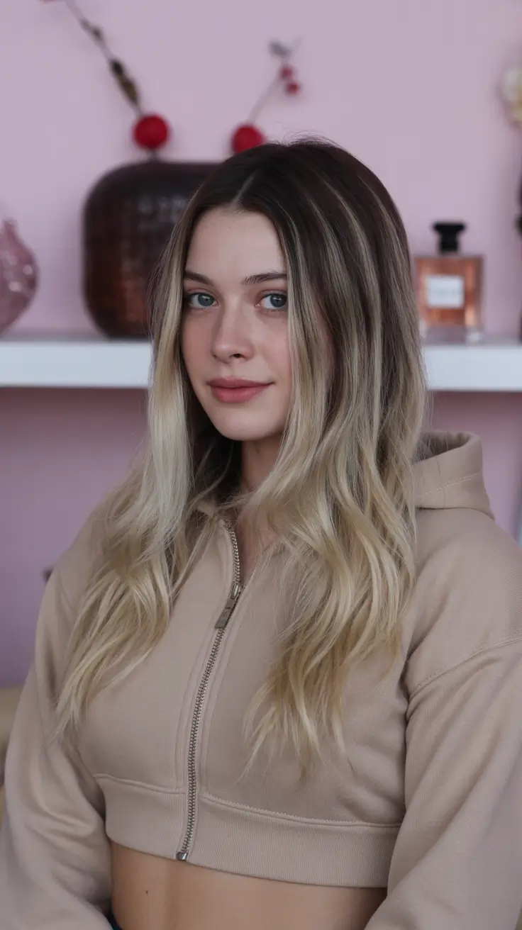 spring hair color trends 2026 Dimensional Bronde With Soft Root Depth