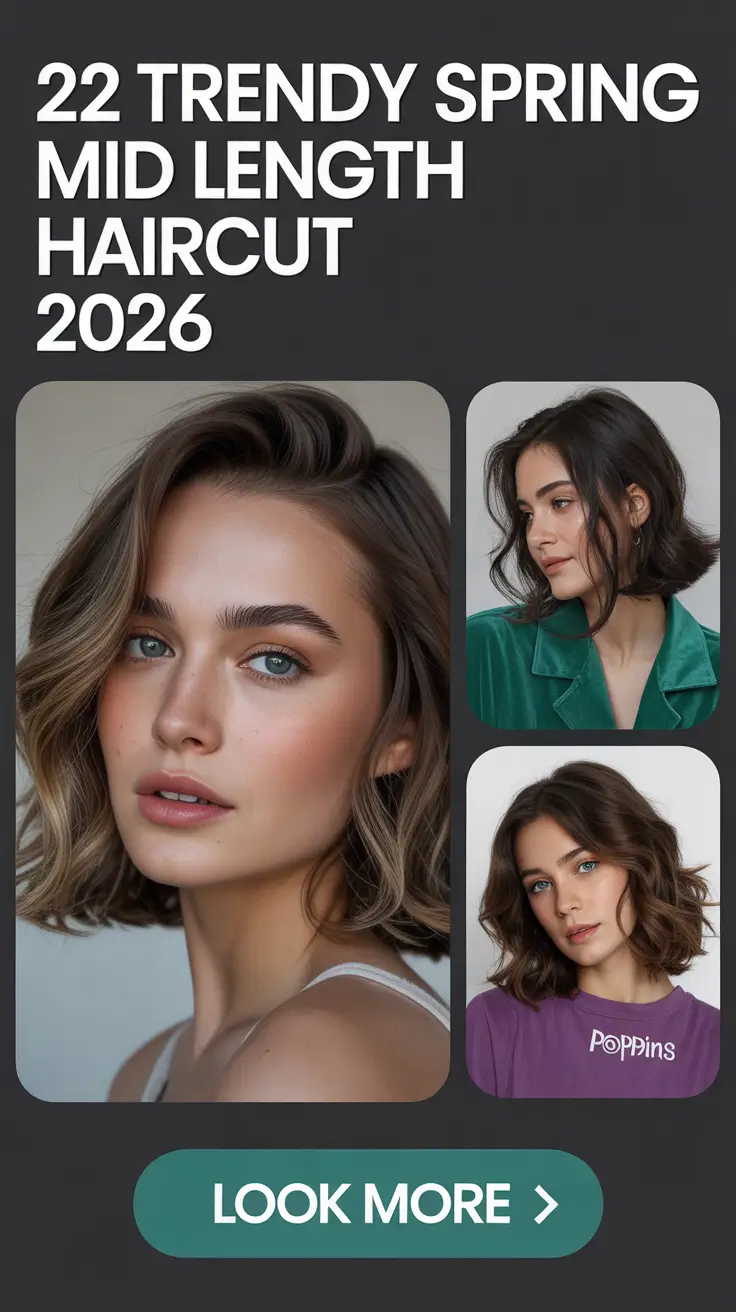 Trendy Spring Mid Length Haircut 2026: Fresh Ideas and Modern Styles for Women