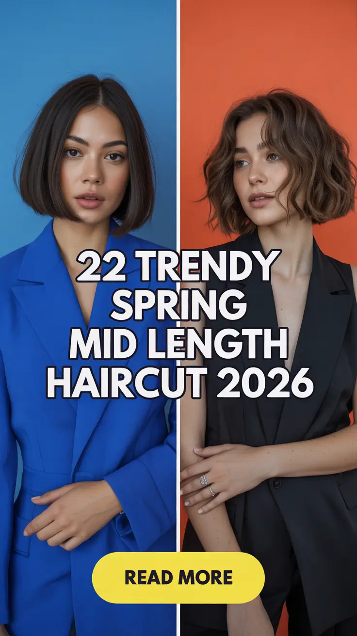 Trendy Spring Mid Length Haircut 2026: Fresh Ideas and Modern Styles for Women