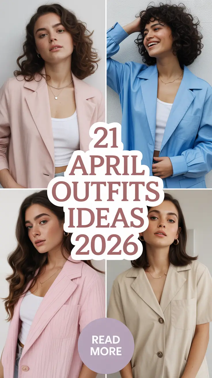 April Outfits Ideas 2026: Fresh Spring Looks to Wear From Casual City Walks to Stylish Travel Days
