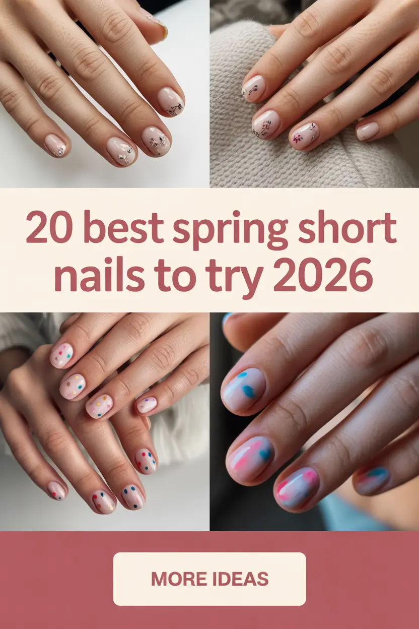 Best Spring Short Nails to Try 2026 – Fresh Ideas, Colors & Cute Designs