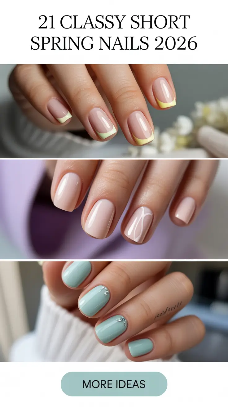 Classy Short Spring Nails 2026: Simple, Elegant & Cute Design Ideas for a Fresh Spring Manicure