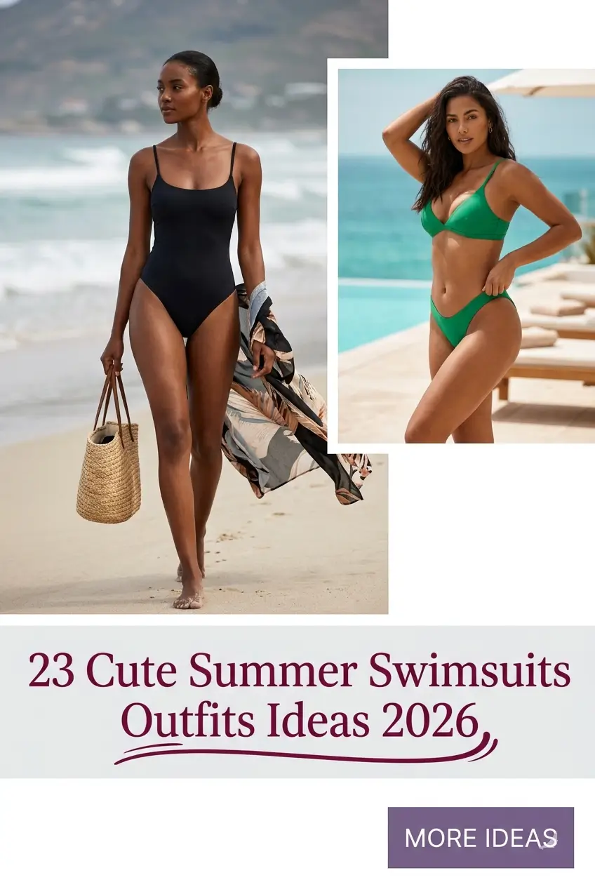 Cute Summer Swimsuits Outfits Ideas 2026: Aesthetic Beach Looks & Tropical Inspo