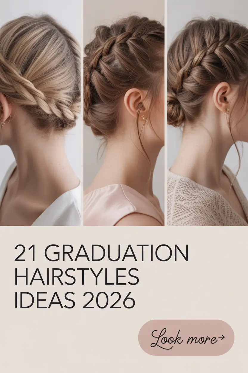 Graduation Hairstyles Ideas 2026: Easy Looks with Cap for High School, College, and University