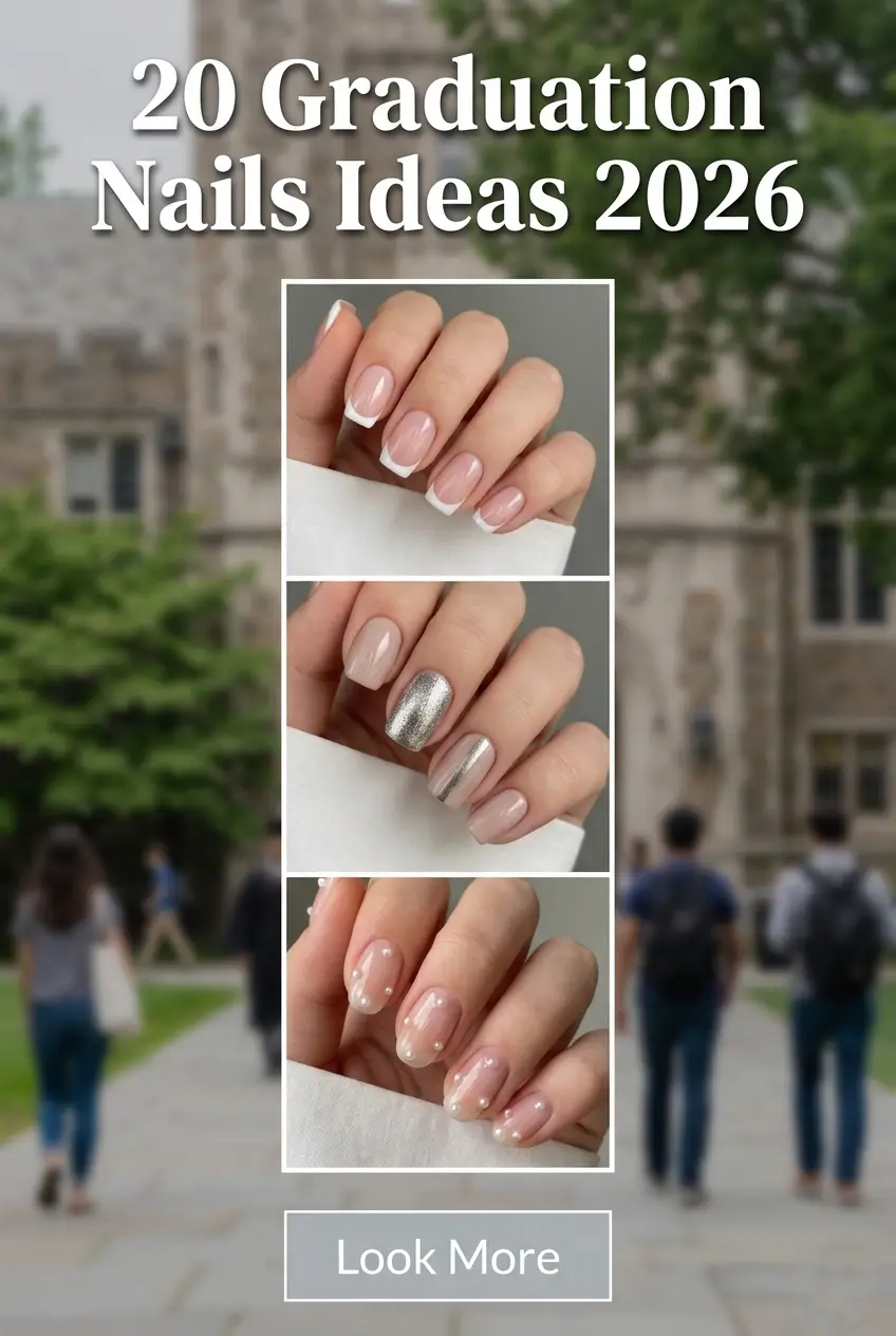 Graduation Nails Ideas 2026: Cute, Classy Almond & Simple Nail Designs for High School and College