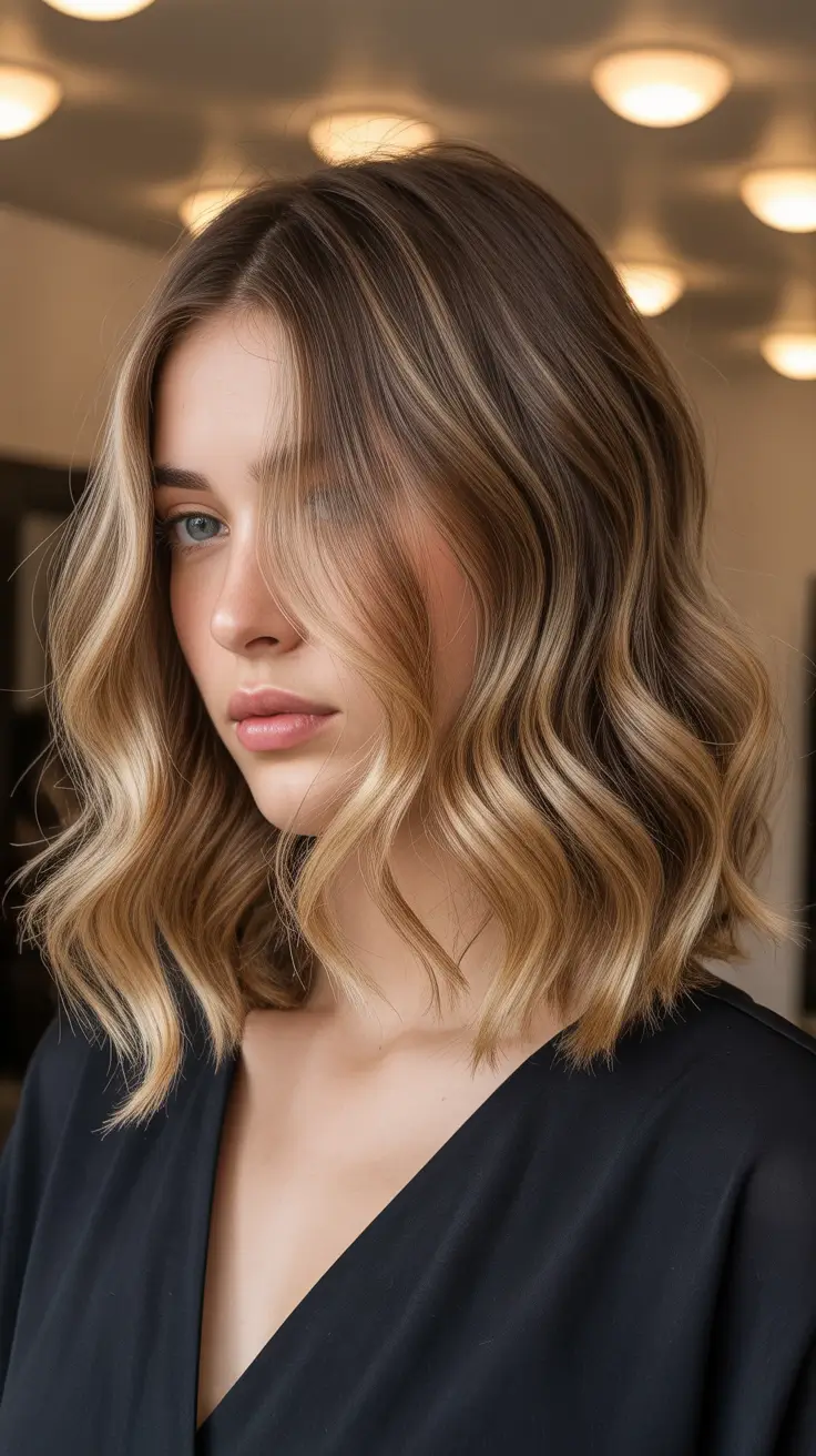 May Hair Color Ideas 2026 Soft Blonde Melt Bob with Modern Texture