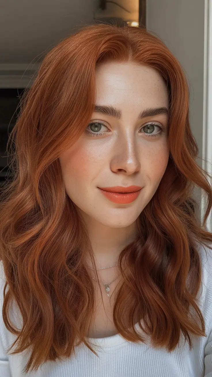 May Hair Color Ideas 2026 Burnished Copper Glow for Fresh Spring Energy
