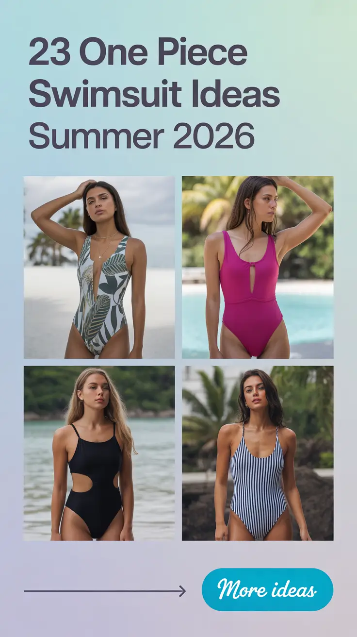 One Piece Swimsuit Ideas Summer 2026 – Aesthetic Outfit Inspo