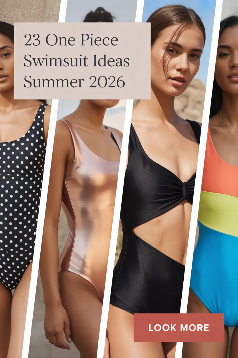 One Piece Swimsuit Ideas Summer 2026 – Aesthetic Outfit Inspo
